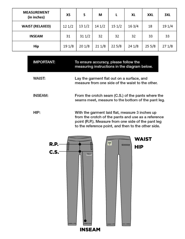 Leisure Department - Army Sweats - Black Jogger Pants