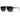WMP Eyewear - "Emerson" - Polarized Aviator - Black Beige Tortoise / Black Lens