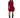 MOTEL - "Sevila" Dress Long Sleeve Mini Dress in Heart Flock Maroon