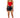 Satin Corset Adjustable Spaghetti Straps Red