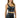 Rock N Rags - "Show You Off" Corset Tank - Black - Faux Leather Square Neck