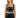 Rock N Rags - "Show You Off" Corset Tank - Black - Faux Leather Square Neck